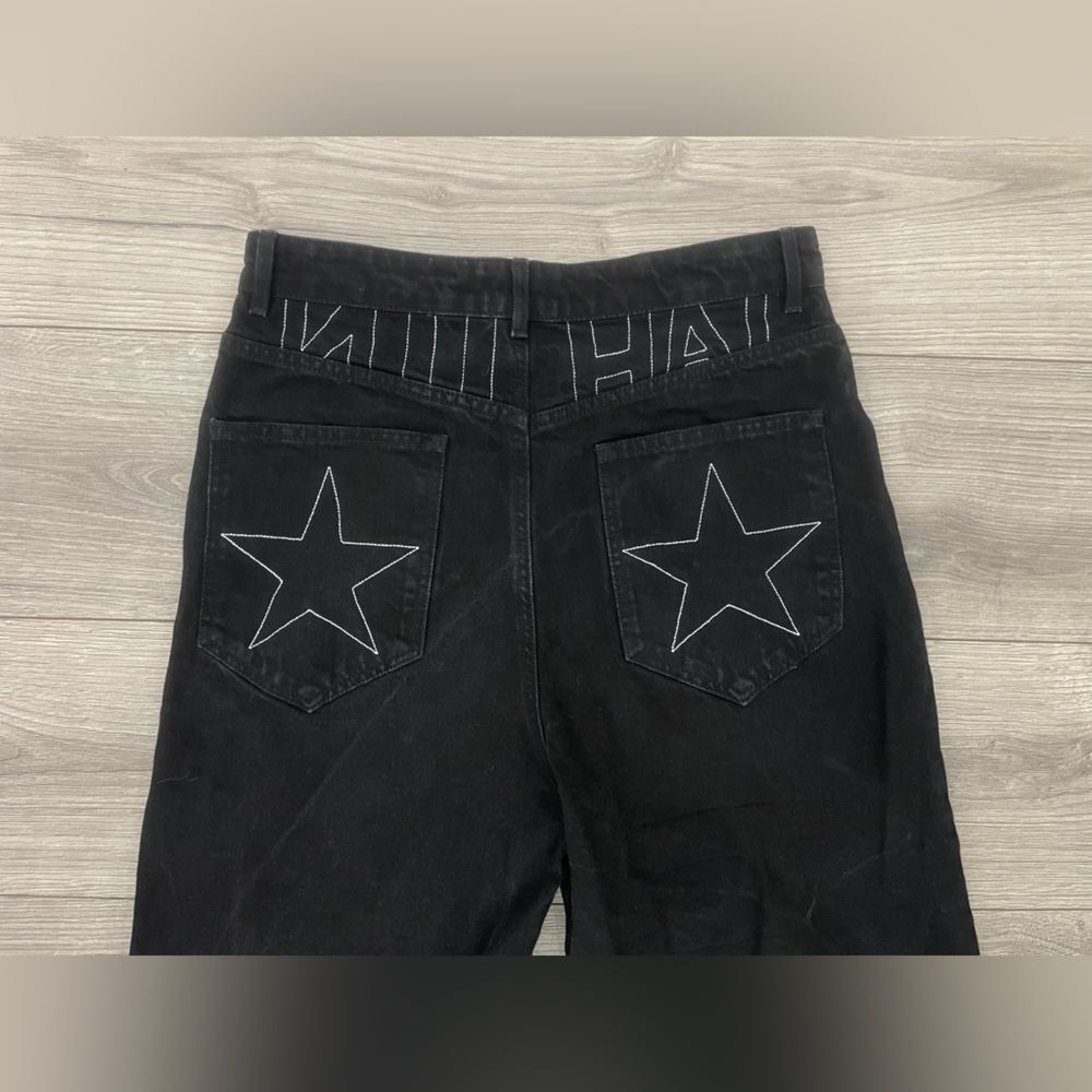 Black Baggy Niihai Jeans Sz XS